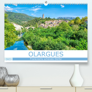 Frankreichs schönste Dörfer – Olargues (Premium, hochwertiger DIN A2 Wandkalender 2023, Kunstdruck in Hochglanz) von Bartruff,  Thomas