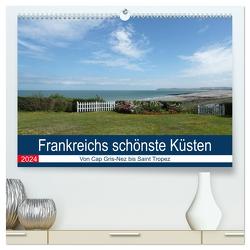 Frankreichs schönste Küsten (hochwertiger Premium Wandkalender 2024 DIN A2 quer), Kunstdruck in Hochglanz von - BoKa,  ikke