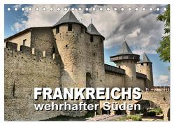 Frankreichs wehrhafter Süden – Festungen und Wehranlagen im Languedoc-Roussillon (Tischkalender 2024 DIN A5 quer), CALVENDO Monatskalender von Bartruff,  Thomas