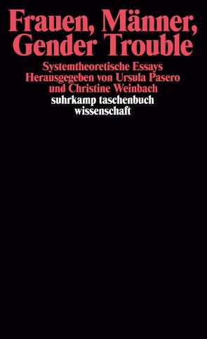 Frauen, Männer, Gender Trouble von Pasero,  Ursula, Weinbach,  Christine