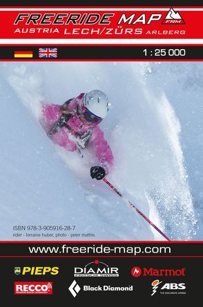 Freeride Map Lech / Zürs / Warth