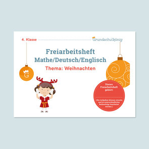 Freiarbeitsheft Weihnachten (4. Klasse) von Wimmer,  Diana, Winter,  Manuela