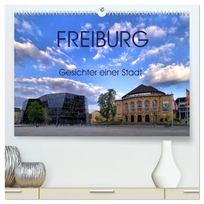 Freiburg – Gesichter einer Stadt (hochwertiger Premium Wandkalender 2024 DIN A2 quer), Kunstdruck in Hochglanz von A. Langenkamp,  Wolfgang