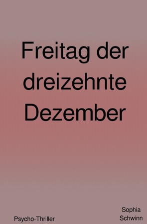 Freitag der dreizehnte Dezember von Schwinn,  Sophia