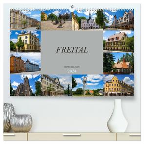 Freital Impressionen (hochwertiger Premium Wandkalender 2024 DIN A2 quer), Kunstdruck in Hochglanz von Meutzner,  Dirk