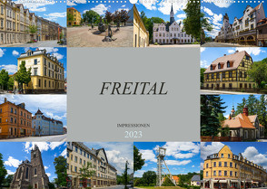 Freital Impressionen (Wandkalender 2023 DIN A2 quer) von Meutzner,  Dirk