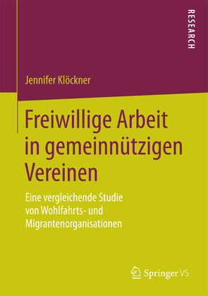 Freiwillige Arbeit in gemeinnützigen Vereinen von Klöckner,  Jennifer