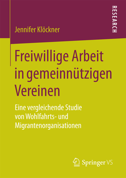 Freiwillige Arbeit in gemeinnützigen Vereinen von Klöckner,  Jennifer