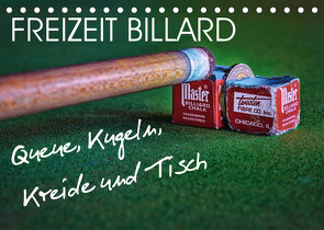 Freizeit Billard – Queue, Kugeln, Kreide und Tisch (Tischkalender 2022 DIN A5 quer) von Voßen - Herzog von Laar am Rhein,  W.W.