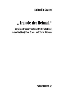 „ Fremde der Heimat.“ von Sparre,  Sulamith