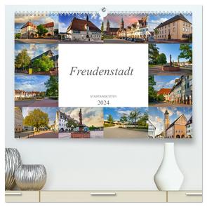 Freudenstadt Stadtansichten (hochwertiger Premium Wandkalender 2024 DIN A2 quer), Kunstdruck in Hochglanz von Meutzner,  Dirk