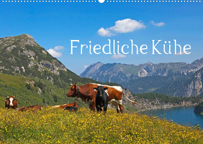 Friedliche Kühe (Wandkalender 2022 DIN A2 quer) von Kramer,  Christa