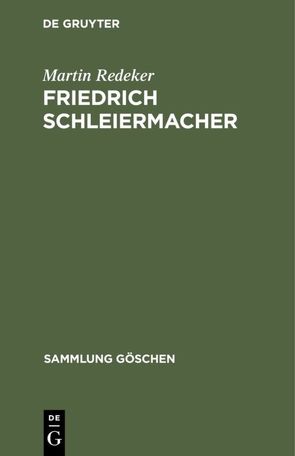 Friedrich Schleiermacher von Redeker,  Martin