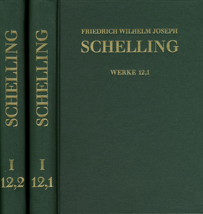 Friedrich Wilhelm Joseph Schelling: Historisch-kritische Ausgabe / Reihe I: Werke. Band I,12,1-2: Schriften 1802–1803 von Buchheim,  Thomas, Hennigfeld,  Jochem, Jacobs,  Wilhelm G., Jantzen,  Jörg, Müller-Lüneschloß,  Vicki, Peetz,  Siegbert, Schelling,  Friedrich Wilhelm Joseph, Ziche,  Paul