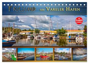 Friesland – am Vareler Hafen (Tischkalender 2024 DIN A5 quer), CALVENDO Monatskalender von Roder,  Peter