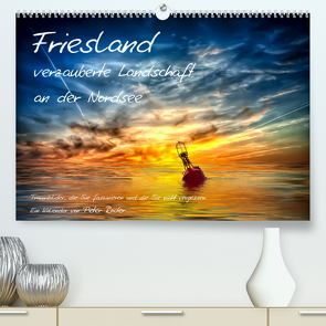 Friesland – verzauberte Landschaft an der Nordsee / CH-Version (Premium, hochwertiger DIN A2 Wandkalender 2023, Kunstdruck in Hochglanz) von Roder,  Peter