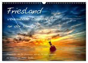 Friesland – verzauberte Landschaft an der Nordsee / CH-Version (Wandkalender 2024 DIN A3 quer), CALVENDO Monatskalender von Roder,  Peter