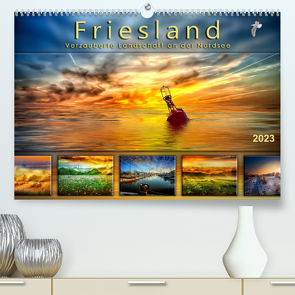 Friesland, verzauberte Landschaft an der Nordsee (Premium, hochwertiger DIN A2 Wandkalender 2023, Kunstdruck in Hochglanz) von Roder,  Peter