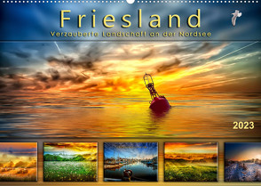 Friesland, verzauberte Landschaft an der Nordsee (Wandkalender 2023 DIN A2 quer) von Roder,  Peter