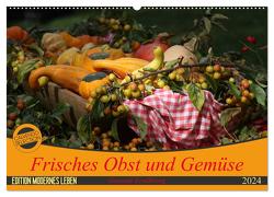 Frisches Obst und Gemüse (Wandkalender 2024 DIN A2 quer), CALVENDO Monatskalender von SchnelleWelten,  SchnelleWelten