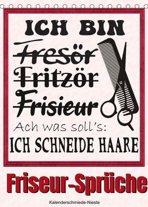 Friseur-Sprüche (Tischkalender 2022 DIN A5 hoch) von Löwer,  Sabine