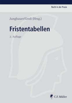 Fristentabellen von Beisse,  Michael, Fiedler,  Sylvie, Groß,  Ingo, Groß,  Ingo Michael, Jungbauer,  Sabine, König,  Cornelia, Müller,  Olaf, Okon,  Waltraud, Schütz,  Christian