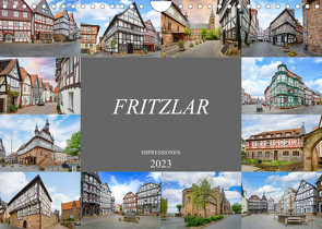 Fritzlar Impressionen (Wandkalender 2023 DIN A4 quer) von Meutzner,  Dirk