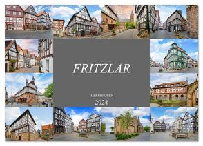 Fritzlar Impressionen (Wandkalender 2024 DIN A2 quer), CALVENDO Monatskalender von Meutzner,  Dirk