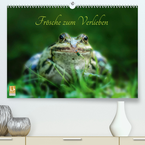 Frösche zum Verlieben (Premium, hochwertiger DIN A2 Wandkalender 2021, Kunstdruck in Hochglanz) von Gawlik,  Kathrin