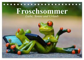 Froschsommer. Liebe, Sonne und Urlaub (Tischkalender 2024 DIN A5 quer), CALVENDO Monatskalender von Stanzer,  Elisabeth