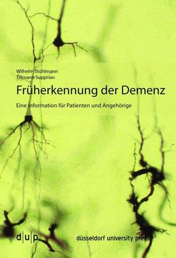 Früherkennung der Demenz von Stuhlmann,  Wilhelm, Supprian,  Tilmann