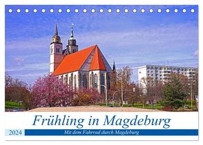 Frühling in Magdeburg (Tischkalender 2024 DIN A5 quer), CALVENDO Monatskalender von Bussenius,  Beate