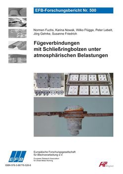 Fügeverbindungen mit Schließringbolzen unter atmosphärischen Belastungen von Flügge,  Wilko, Friedrich,  Susanne, Fuchs,  Normen, Gehrke,  Jörg, Lebelt,  Peter, Nowak,  Karina