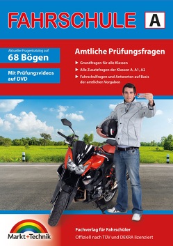 Führerschein Fragebogen Klasse A, A1, A2 – Motorrad Theorieprüfung original amtlicher Fragenkatalog auf 70 Bögen