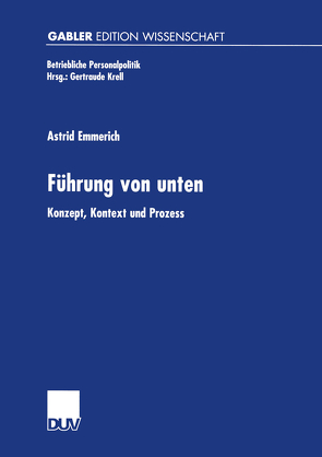 Führung von unten von Emmerich,  Astrid