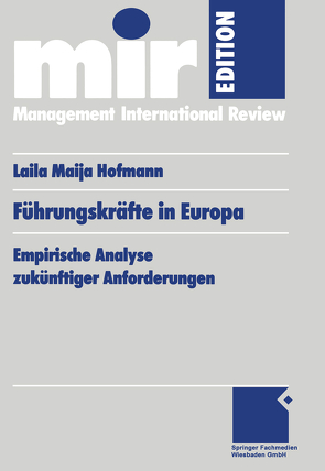 Führungskräfte in Europa von Hofmann,  Laila Maija