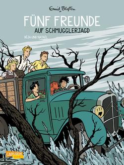 Fünf Freunde 4: Fünf Freunde auf Schmugglerjagd von Béja, Blyton,  Enid, Nataël, von der Weppen,  Annette