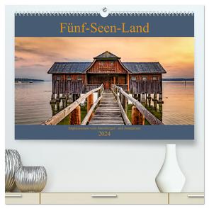 Fünf-Seen-Land (hochwertiger Premium Wandkalender 2024 DIN A2 quer), Kunstdruck in Hochglanz von Marufke,  Thomas