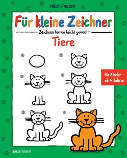 Für kleine Zeichner – Tiere von Fauser,  Nico