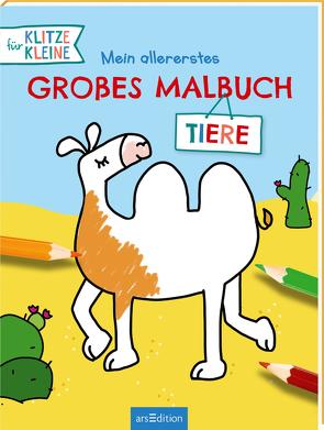 Für Klitzekleine: Mein allererstes großes Malbuch – Tiere von Schmidt,  Sandra