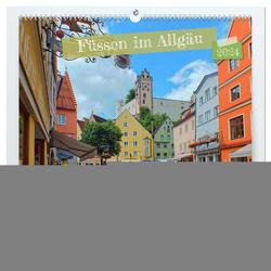 Füssen im Allgäu – Hier genießt die Seele eine romantische Zeit (hochwertiger Premium Wandkalender 2024 DIN A2 quer), Kunstdruck in Hochglanz von Felix,  Holger