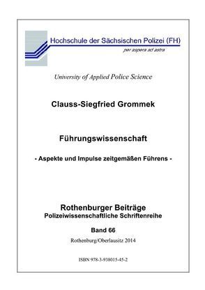 Führungswissenschaft von Grommek,  Clauss-Siegfried