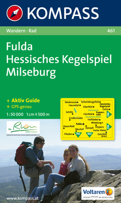 KOMPASS Wanderkarte Fulda – Hessisches Kegelspiel – Milseburg von KOMPASS-Karten GmbH