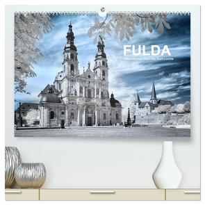 Fulda – Infrarotfotografien von Kurt Lochte (hochwertiger Premium Wandkalender 2024 DIN A2 quer), Kunstdruck in Hochglanz von Lochte,  Kurt