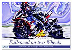 Fullspeed on two Wheels (Tischkalender 2024 DIN A5 quer), CALVENDO Monatskalender von Glineur alias DeVerviers,  Jean-Louis