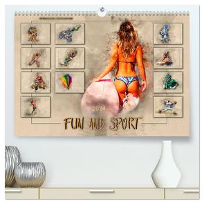 Fun and Sport (hochwertiger Premium Wandkalender 2024 DIN A2 quer), Kunstdruck in Hochglanz von Roder,  Peter