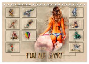 Fun and Sport (Tischkalender 2024 DIN A5 quer), CALVENDO Monatskalender von Roder,  Peter