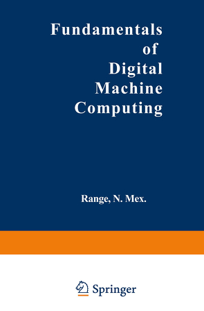 Fundamentals of Digital Machine Computing von Hintze,  G.