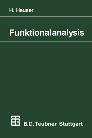 Funktionalanalysis von Heuser,  Dr. rer. nat. Harro