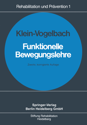 Funktionelle Bewegungslehre von Klein-Vogelbach,  Susanne